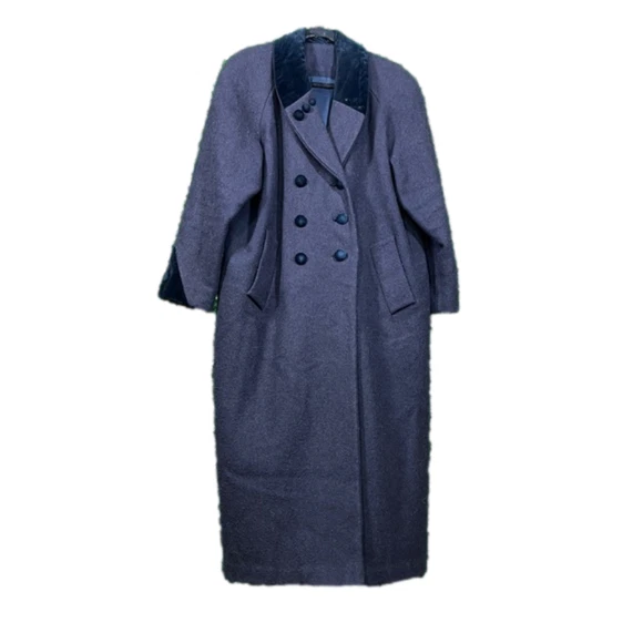 Navy wool coat best sale petite