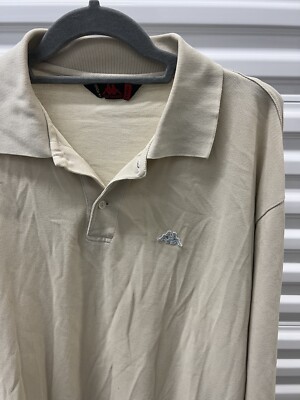 Robe Di Kappa Long Sleeve Polo Italian Style Shirt Casual Mens XL Free Shipping