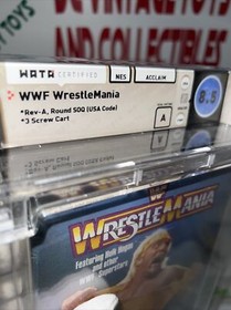 WWF WrestleMania NES Nintendo sigillato in fabbrica! Prima stampa grado WATA 8.5/A!