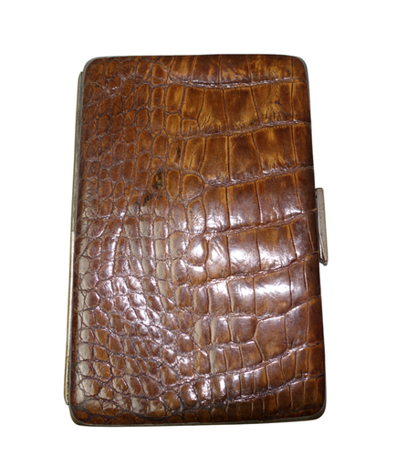 PORTAFOGLIO ESOTICO GENTLEMANS LONDON MADE PELLE DI COCCODRILLO FATTO A MANO IN ENGLAND ITALY