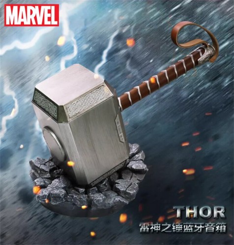 Marvel Mjolnir 1:1 Wireless Bluetooth Speaker Cosplay Prop Collection Toy Gift - Afbeelding 1 van 10