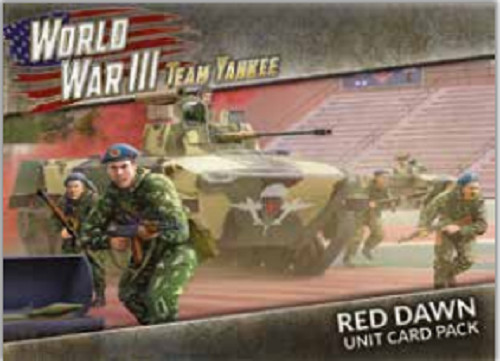 Red Dawn Unit Cards (86x Cards) World War III Team Yankee NEW
