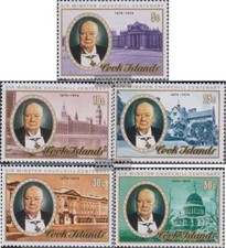 Cookislands 438-442 MNH 1974 Churchill