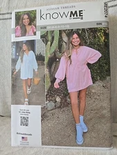 Sewing Pattern ME2074 D5 Misses Dress and Romper Sz 4-12 Know Me by Mimi G