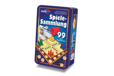 NORIS Spiele 99iger Spielesammlung in der Metalldose