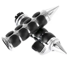 1" Motorcycle Handle Bar Hand Grips For Harley Road King Electra Glide Custom