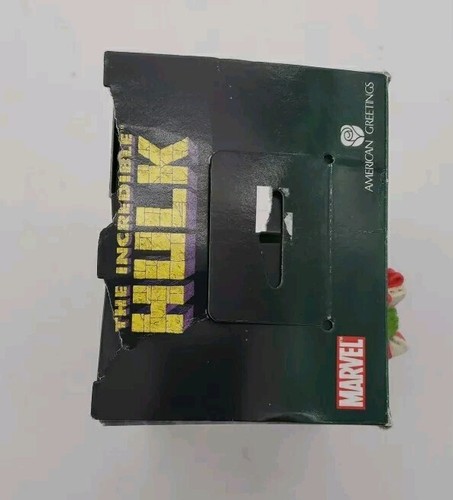 2004 American Greetings Marvel The Incredible Hulk Holiday Ornament W/Box - Picture 5 of 6