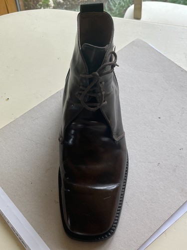 Kangol Lace Up Mens 'George' style boot UK 10, EU44, Brown, Italy, Leather sole - Picture 7 of 18