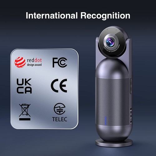 Video Conference Camera - EMEET Meeting Capsule w/ 1080P 360 Webcam 8 Mics - 第 4/9 張圖片