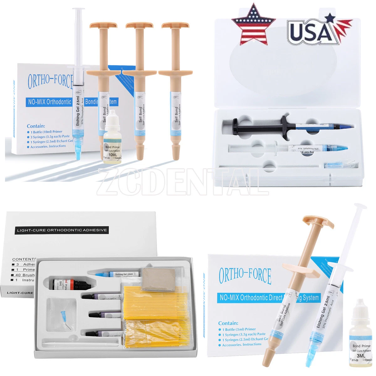 Orthodontic Brackets Dental Adhesive Bonding System