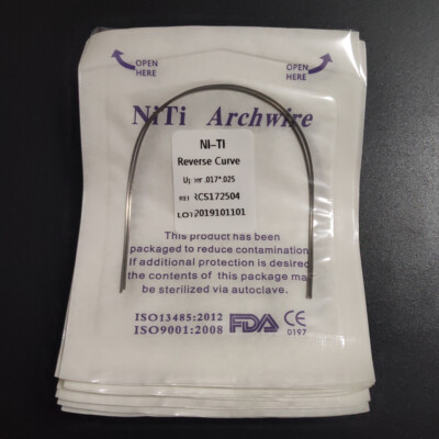 10 Fils Orthodontiques Niti Super élastiques - Forme Rectangulaire - Neuf Pour Dentiste Ou étudiant