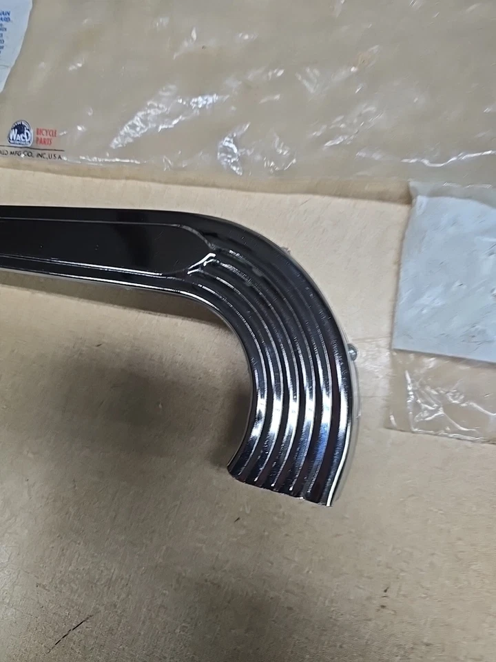 DE COLECCIÓN NOS SCHWINN HUFFY COAST BICICLETA CROMO PROTECTOR DE CADENA 51-625 20" EE. UU. Foto 4 de 4