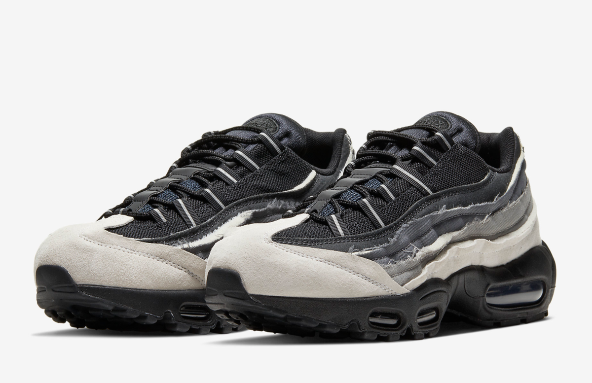 Nike x COMME des GARCONS CDG Air Max 95 Black Grey UK 10 US 11
