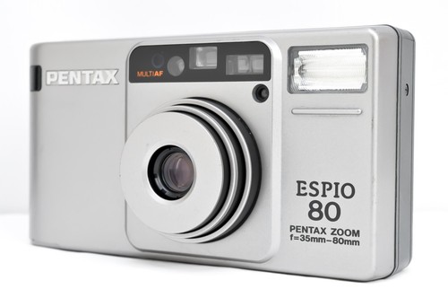 Near Mint Pentax ESPIO 80 ZOOM analoge Kompaktkamera mit Tasche, Riemen Japan - Bild 2 von 24