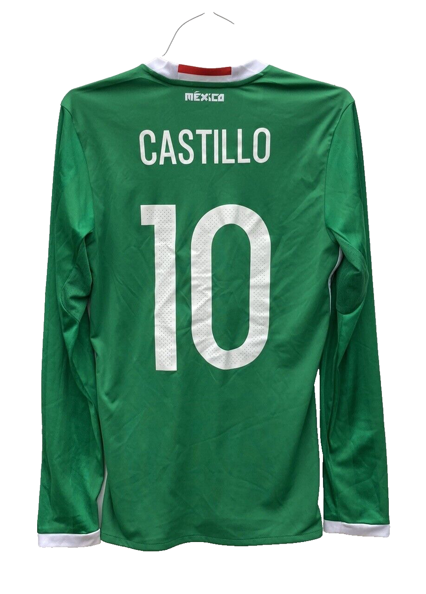 Mexico Nery Castillo soccer Jersey Adidas size Small long sleeve