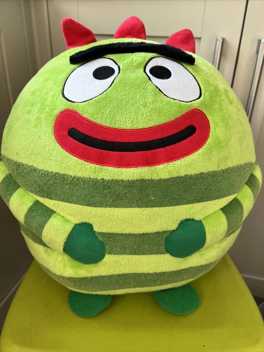 Rare 2013 Large Round TY Yo Gabba Gabba Brobee Plush Soft Toy 12” 30cm  Approx