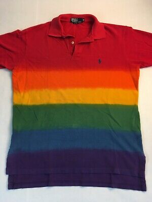 VTG Ralph Lauren Rainbow Polo Men's M 