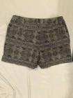 2 Pair Shorts Unionbay Chloe Jean Denim Stripe Stretch High Waist Black Pattern — photo 8