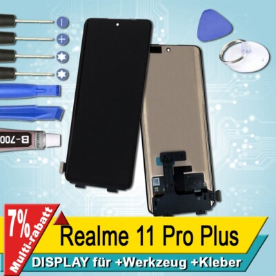 Display Für Oppo Realme 11 Pro Plus  Bildschirm OLED Schwarz+