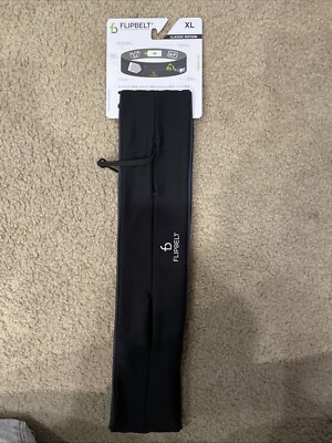 NEW FlipBelt Classic Edition Running Belt Size XL Black NWT Flip Belt Waist  Pack