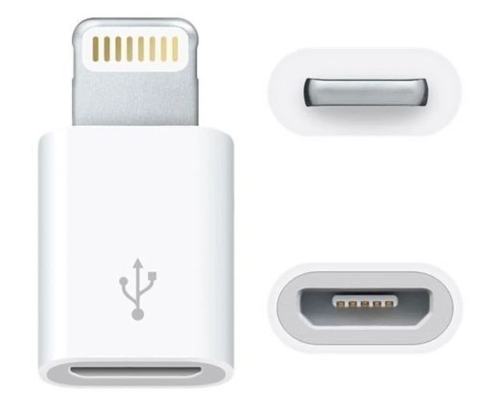 2X Genuine Original OEM APPLE Lightning to Micro USB Adapter Converter MD820AM/A - Image 2 of 4