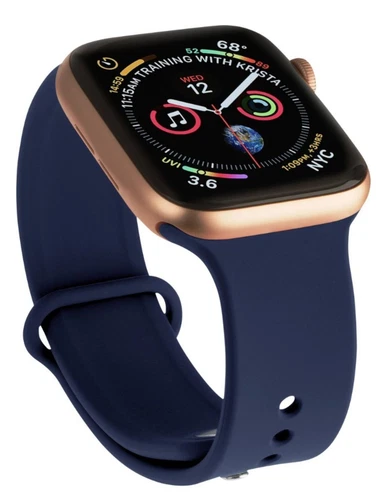 NEXT - Sport Band Watch Strap for Apple Watch® 42mm and 44mm - Midnight Blue - Picture 1 of 5