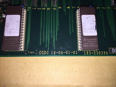 Hitachi Seiki CGDC Color Graphics Card Seicos III Micon 16