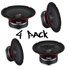 4) DS18 PRO-X8M 8" Midrange Speaker 1,100W Max 8 Ohm 8 inch Midbass (Set of 4)