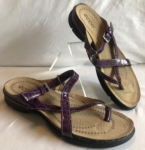 ecco purple sandals