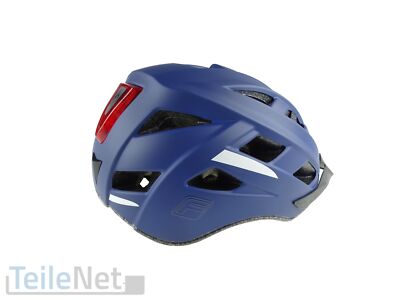 Fischer Fahrradhelm mit Rücklicht Urban Plus Boston S/M Kopfumfang 52-59cm Helm