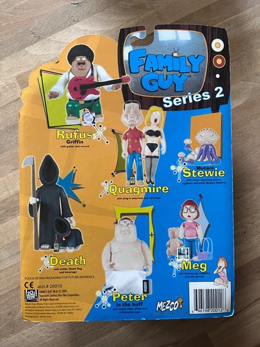 Family Guy Figures Series 2 - Complete Set & rare DEATH variant 2005 - Picture 15 of 15