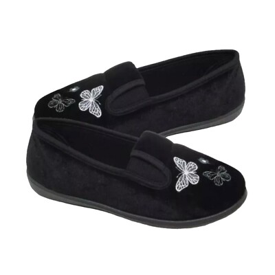 Ladies Womens Wide Fit Memory Foam Dr Lightfoot Hard Sole