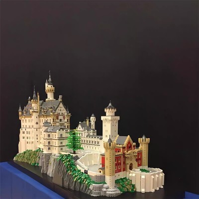 Riesen 57602 Teile MOC-123380 Germany Schloss Neuschwanstein Bausteine Set