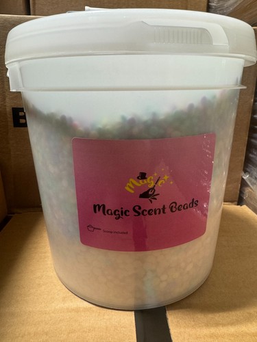 In Wash Laundry Scent Booster Beads 1 Gallon Bucket 5lbs. 80oz. Magic Beads