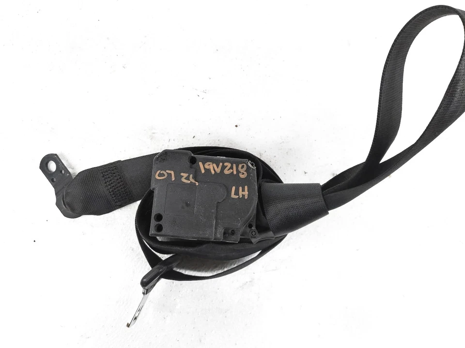 Cinturón de seguridad delantero izquierdo BMW Z4 2003-2008 retractor negro OEM 72-11-9-117-217 Foto 2 de 4