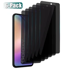 Privacy Anti-Spy Tempered Glass Screen Protector For Samsung Galaxy Cell Phones