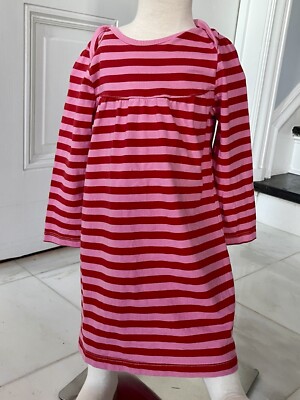 boden red and pink dress Boden Women's Pia Linen Blend Yoke Dress in Pink
