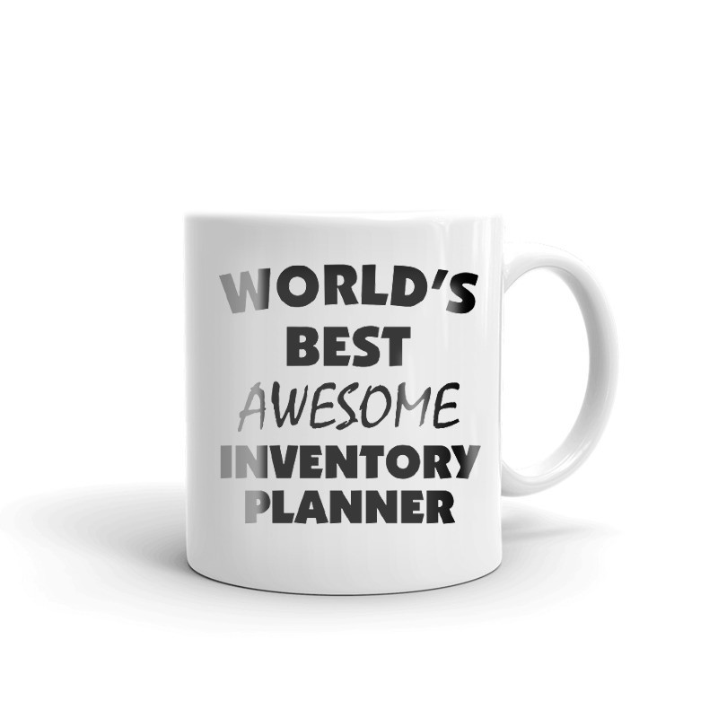 World's Best Awesome Inventory Planner Coffee Tea Ceramic Mug Office Cup Gift