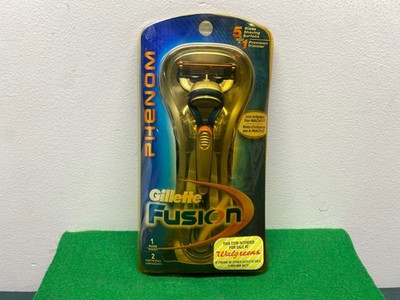 GILLETTE Fusion Power Phenom Razor + 2 Cartridges. Brand New Old Stock.