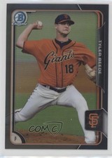 2015 Bowman Draft Chrome Asia Exclusive Black Refractor Tyler Beede #191 g6p