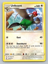 unfezant stage 2 pokemon card value 125/149 Evolves from Tranquill Type Unfezant 073/086, Black Bolt 2025