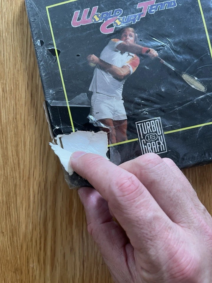 WORLD COURT TENNIS UNUSED TurboGrafx PC Engine Duo Express TurboGrafx DAMAGED! - Image 4 of 4