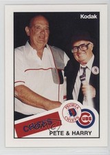 1988 Kodak Peoria Chiefs Harry Caray Pete & Harry 0q3