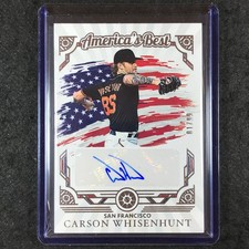 2025 Boys of Summer CARSON WHISENHUNT America's Best Signatures Auto 1/99