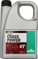 Motorex Cross Power 4T Oil - 10W50-4L. 171-401-400,Vehicle Specific Fit