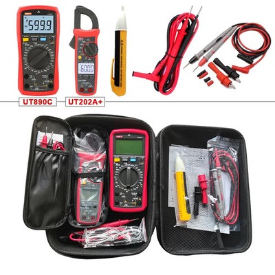 UNI-T Clamp Meter Multimeter Kit Professional Electrician Tester Tools Set