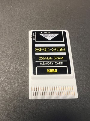 Korg SRC - 256 Ram memory card - 256 Kbits | eBay