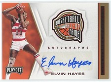 2019-20 Panini Chronicles #HF-EHA Elvin Hayes Hall of Fame Autographs Red