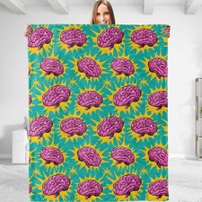Funny Theme Throw Blanket - Plush, Soft, Comfy, Lightweight, Warm, Fuzzy, Fla...