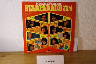   Die grosse & aktuelle Starparade 72/4, LP 12'' Polydor, Washed and played